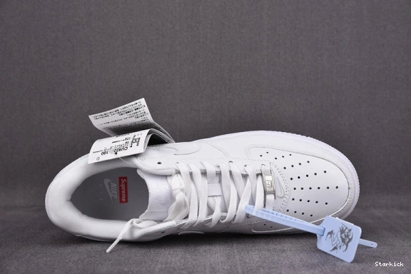 CU9225-100 Nike Supreme Force 1 Air White Low 1102